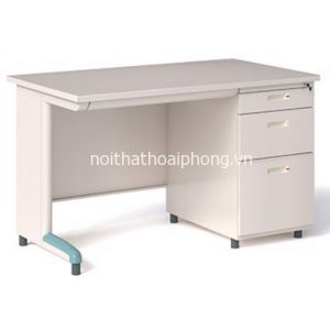 Bàn làm việc chân sắt 190 Benry hộc liền - BSS12H