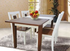BỘ BÀN KHÁCH KIÊM BÀN ĂN GỖ TỰ NHIÊN HGB71AN4