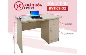 BÀN ĐỂ MÁY TÍNH GIÁ RẺ - BÀN MÁY TÍNH ĐƠN GIẢN ĐẸP BVT-07-02