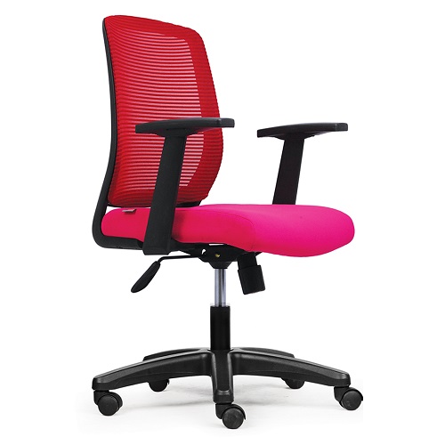 ghế xoay văn phòng màu hồng